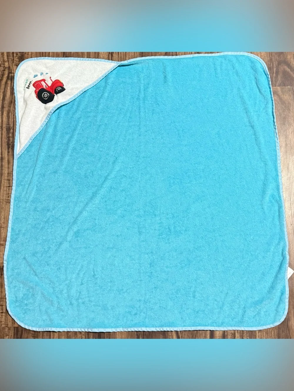 8 Baby Infant Bath Towels Hooded Cotton Blends Boys Unisex Blues Neutrals